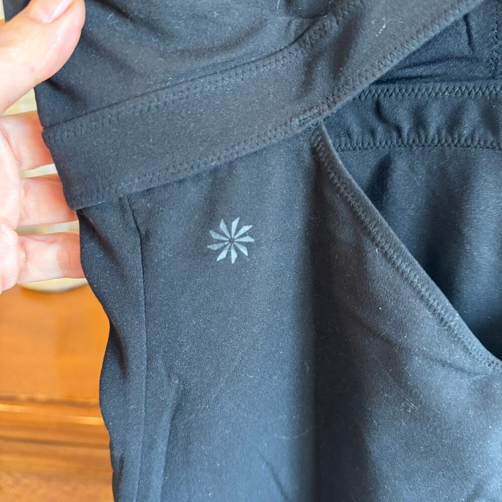 Athleta Ariel Bodysuit Black Size Medium Built In Bra - Picture 6 of 9